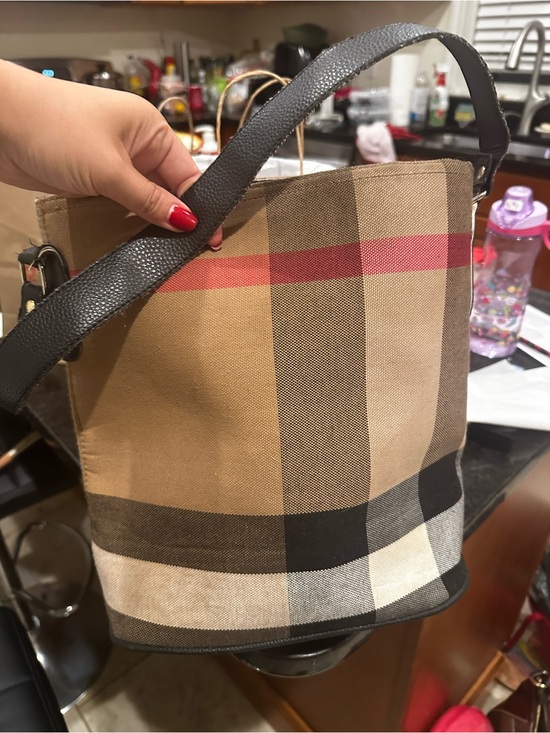 Macy's Handbags - Brown checkered tote bag purse medium